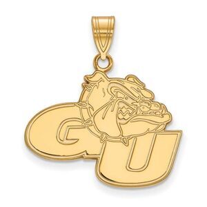 14k Gold Plated Silver Gonzaga U Large Pendant